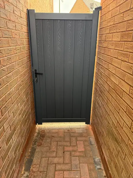 Anthracite Composite Gate: Swipe To View More Images