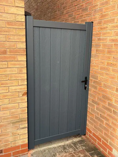 Composite Grey Garden Gate: Swipe To View More Images