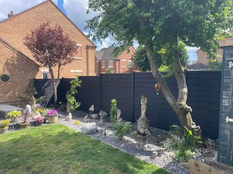 Composite Fencing Installation: Swipe To View More Images