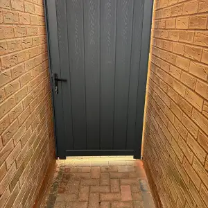 Anthracite Composite Gate: Click Here To View Larger Image
